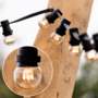 E27 LED Lampe | 0,7W | 2000K | LED auf langen St&auml;bchen | Geeignet f&uuml;r Festoonkabel