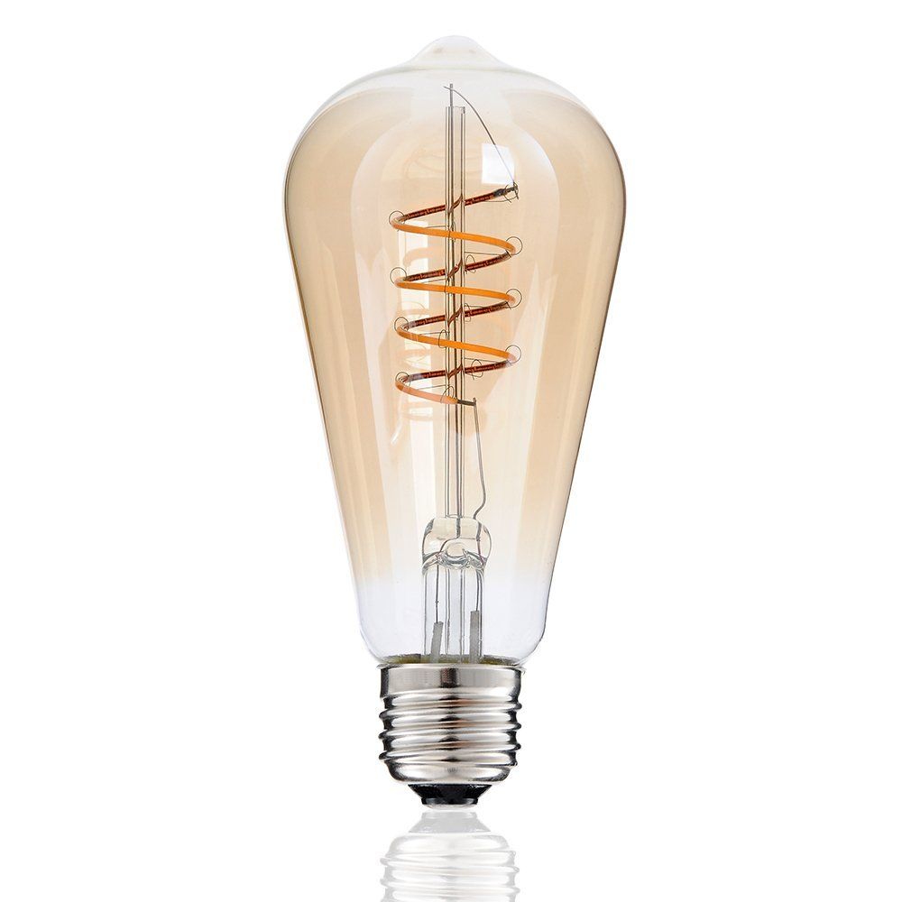 veelbelovend Geschiktheid Om toestemming te geven Vintage led lamp met gedraaid filament ST64 - GOLD - ThatsLed.nl - Unieke  kwaliteit led verlichting