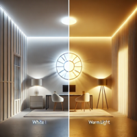 Het verschil tussen wit licht en warm licht Het verschil tussen wit licht en warm licht