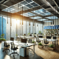 How LED lighting contributes to sustainability in companies