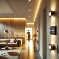 Indoor lights with sensor