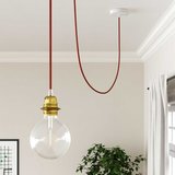 Strijkijzersnoer ThatsCreatief+ rood hanglamp