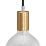 Lampfitting cilindrisch E27 | geborsteld Goud_